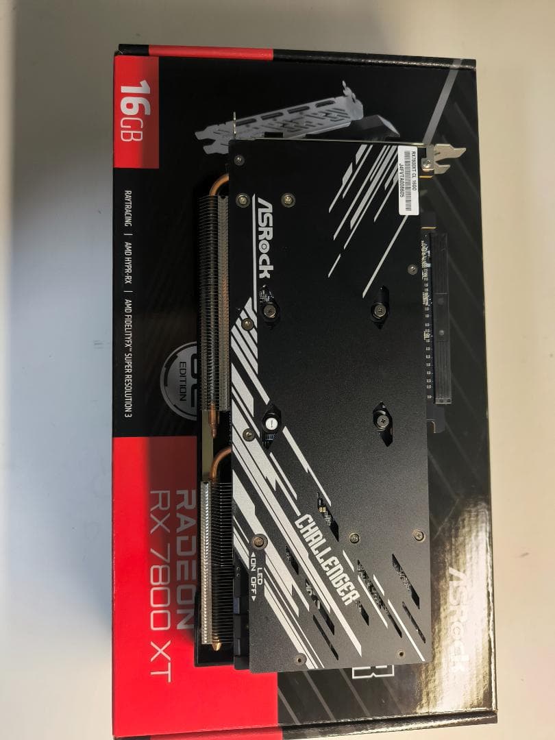 グラフィックボード ASRock Radeon RX 7800 XT 16GB