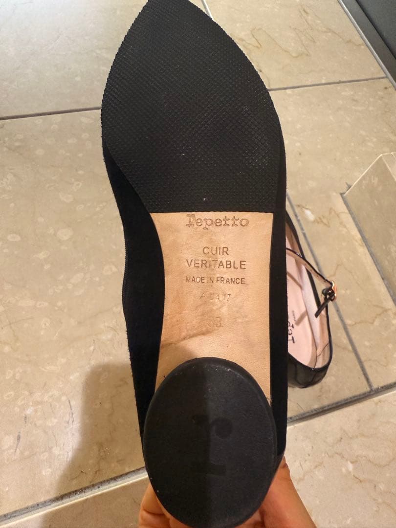 超美品✨️ repettoポインテッドトゥ フラットシューズ バレエシューズ38