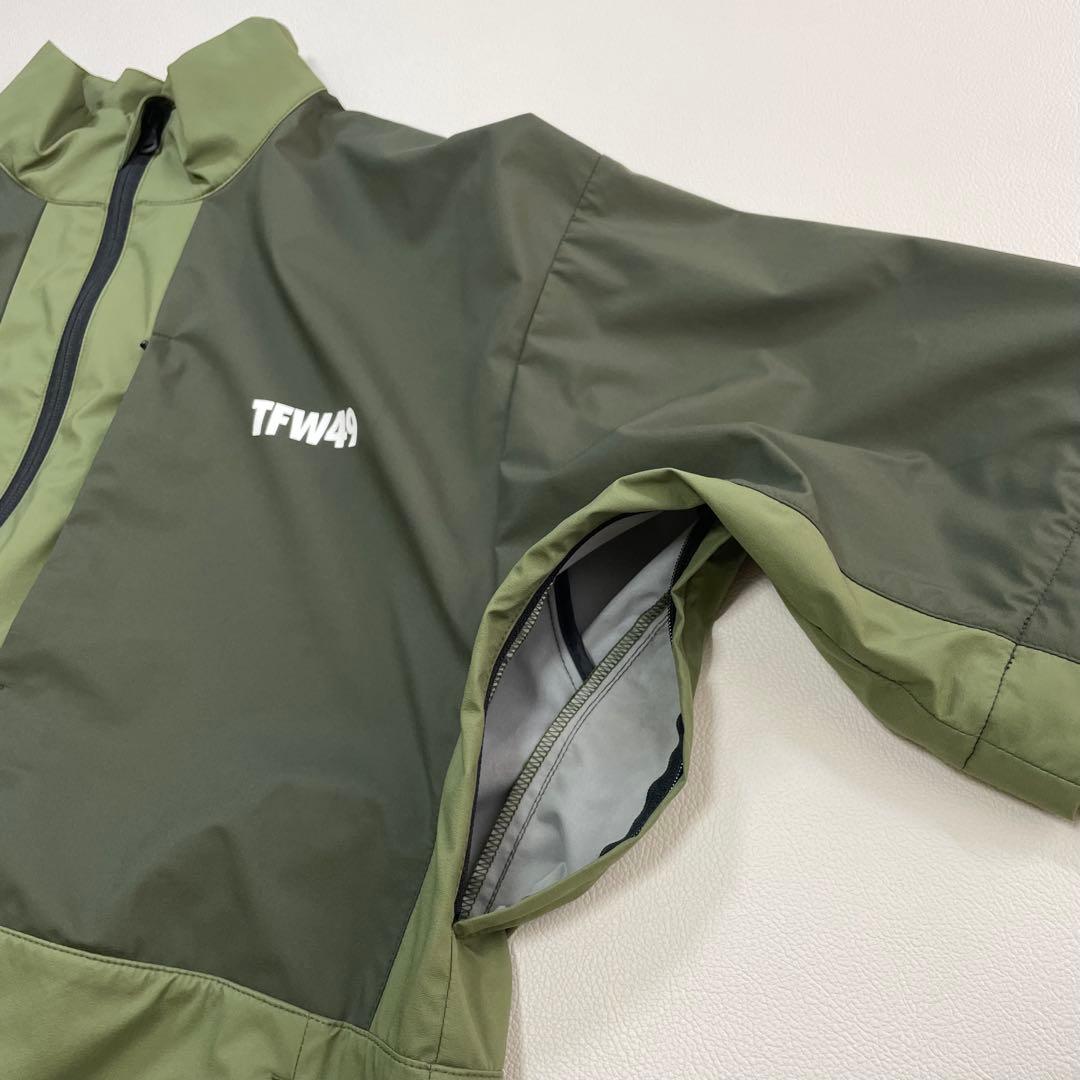 6487 TFW49 ジップアップジャケット　レインウェア　ナイロン
