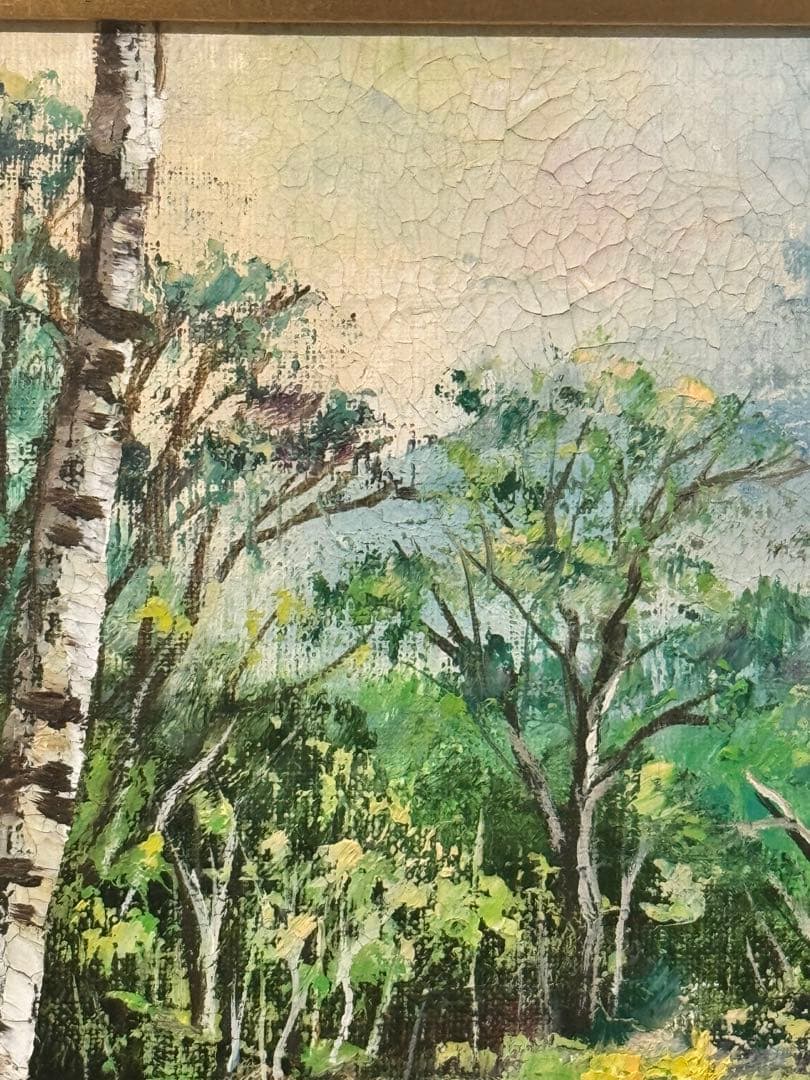 田河 勇造　風景 奥日光　匀河