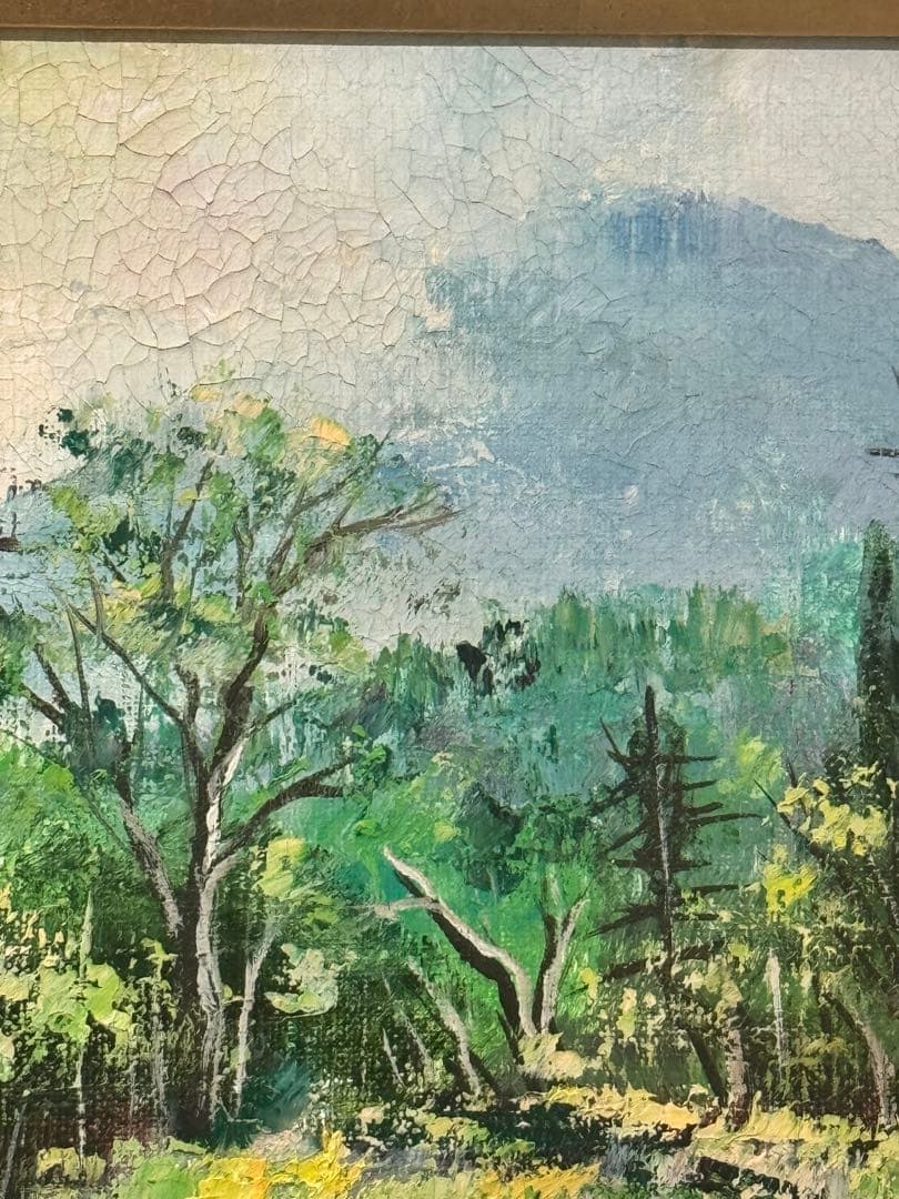 田河 勇造　風景 奥日光　匀河