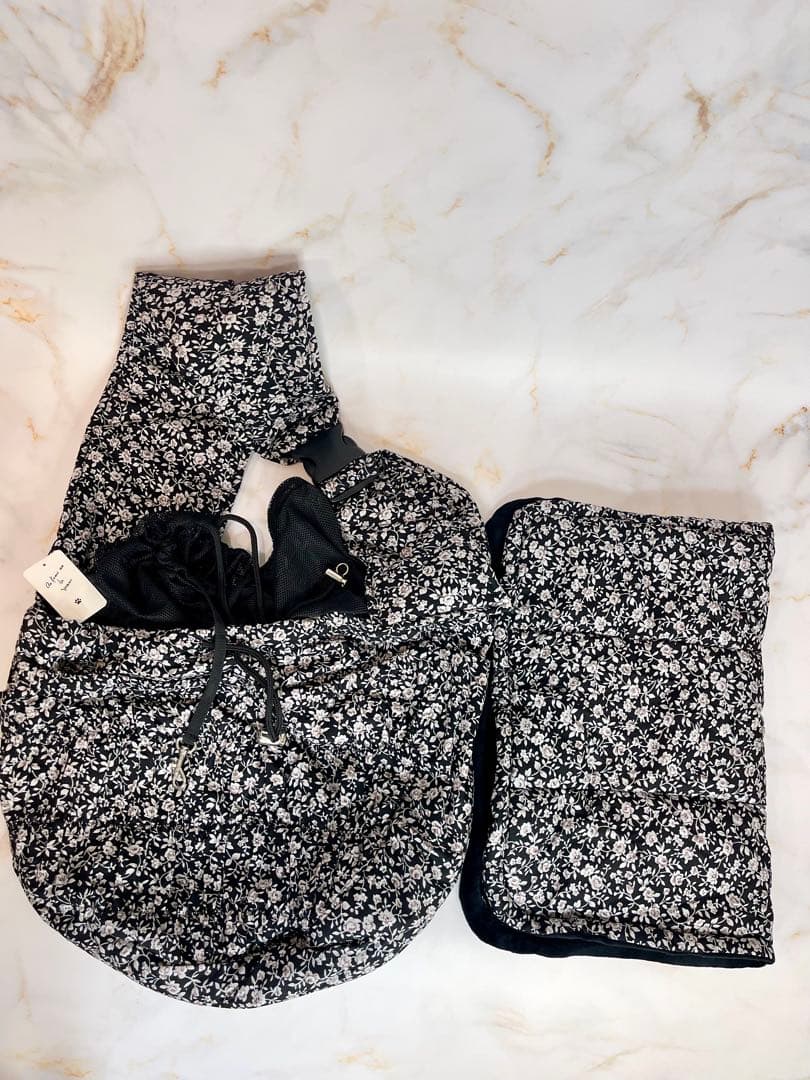 【新品】as know as de wan★小花柄シャーリングスリング M