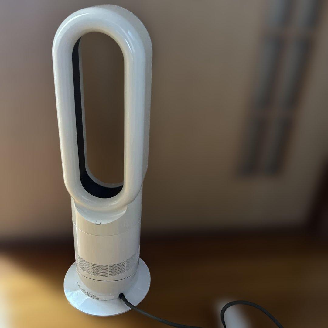 Dyson AM09 セラミックファンヒーター ホワイト/ブラック　リモコン付