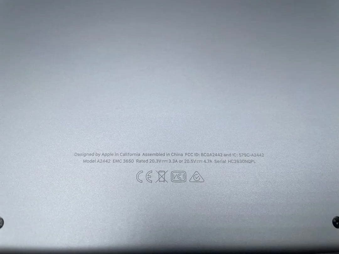 MacBook Pro 2021 M1 Pro(16GB / 1TB)中古品