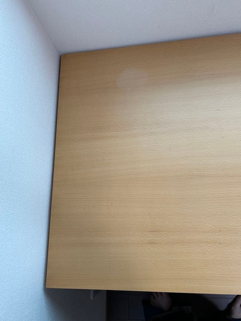 無印良品　MUJI 無垢材デスク　オーク材　コの字