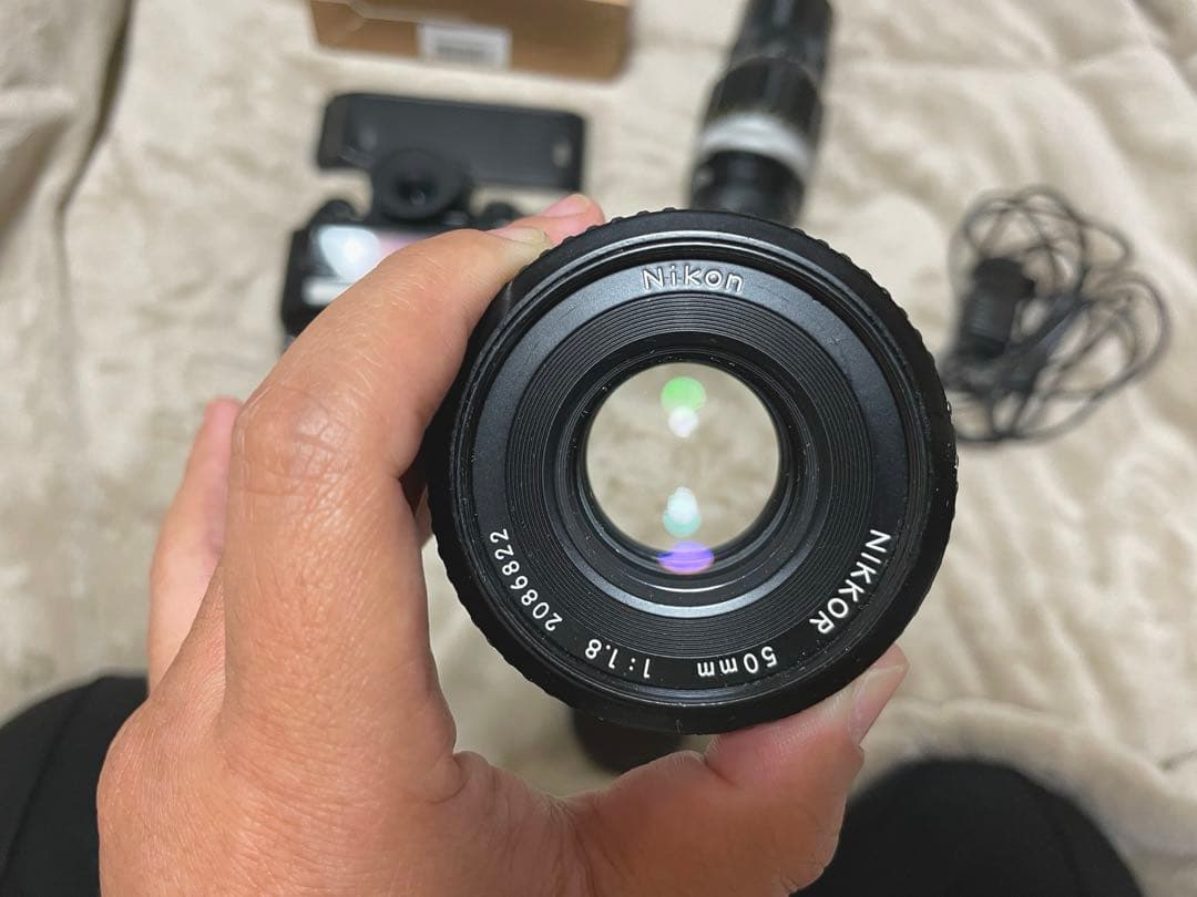 Nikon F4s + MF-23 MB-21 MC-12A 2レンズ