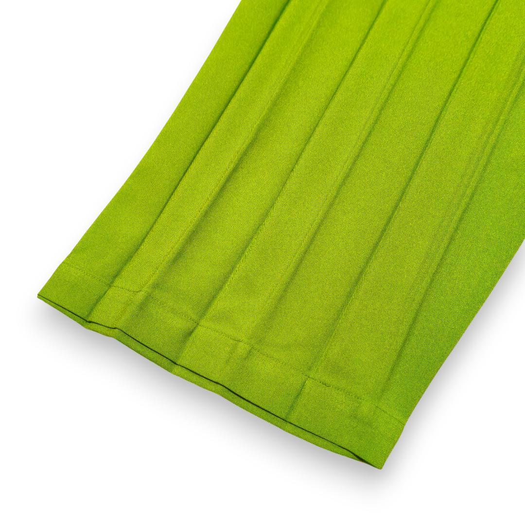 美品 me イッセイミヤケ プリーツ ワイドパンツ F ベルト調整付 ガウチョ