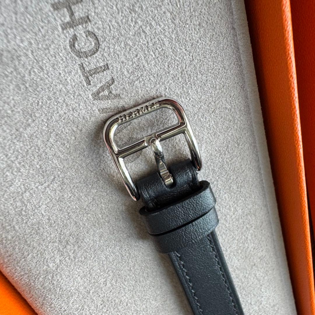 2776 レア　Apple Watch エルメス　ブルーインディゴ　二重レザー