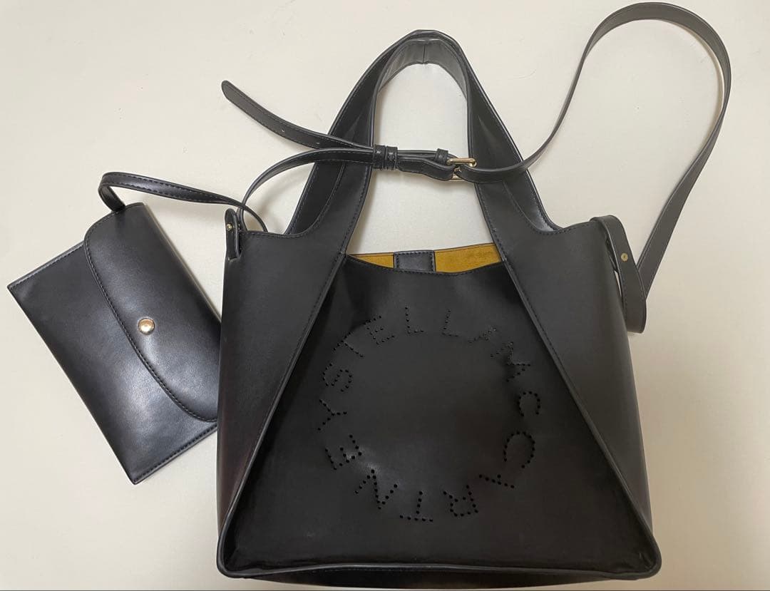 STELLA McCARTNEY ブラックショルダーバッグ