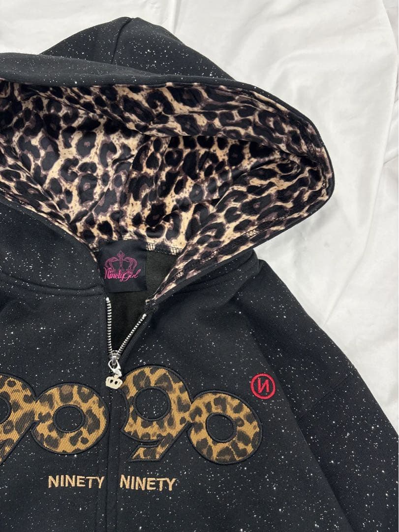 スケートボード 9090 girl OG Logo Glitter Hoodie setup S