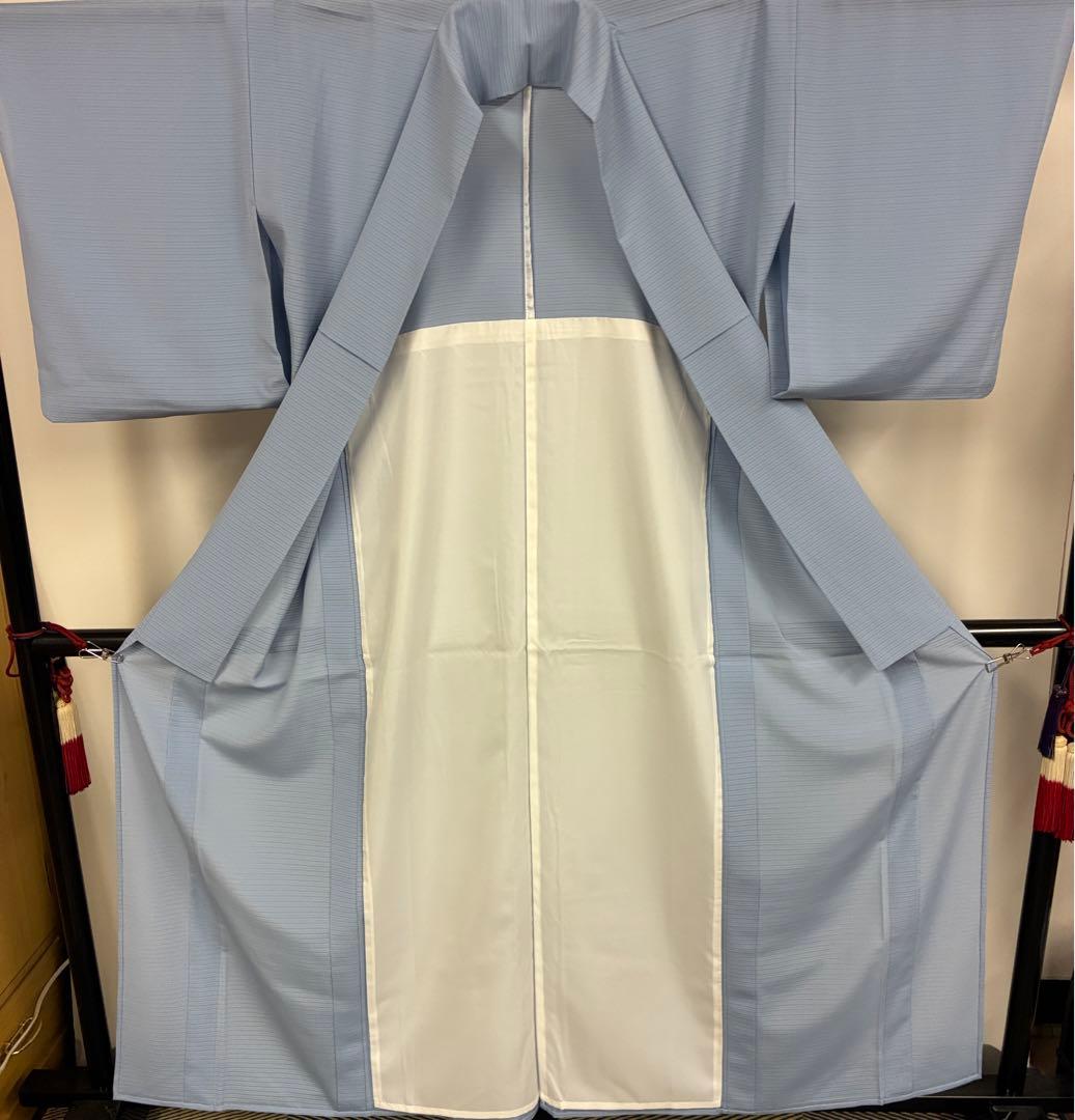 洗える絽の色無地　紋入り　夏着物