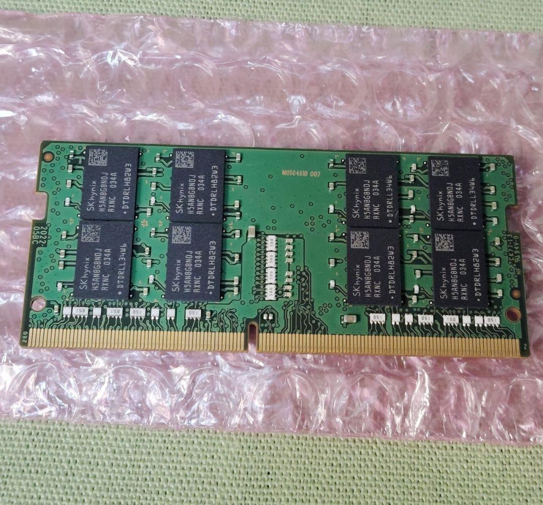 SK hynix 16GB 1枚 DDR4 3200MHzノート用メモリーii