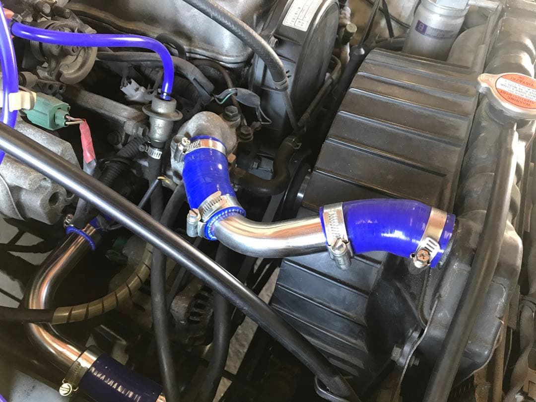 【オーダー専用】ジムニーJA11 ラジエターホース 3点set SUSパイプMT