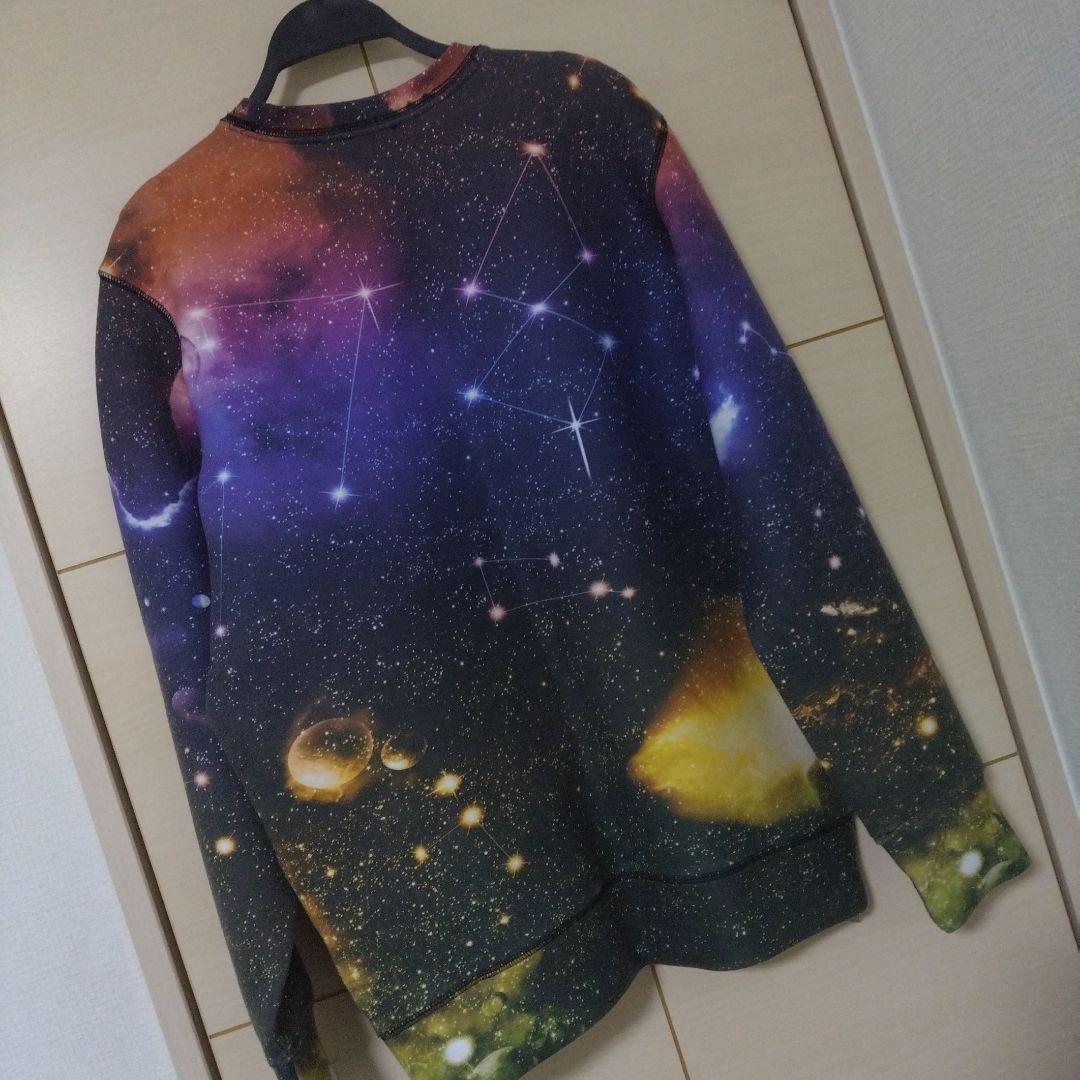 SALE DIESEL ディーゼル 宇宙柄 トレーナー Lサイズ 匿名発送