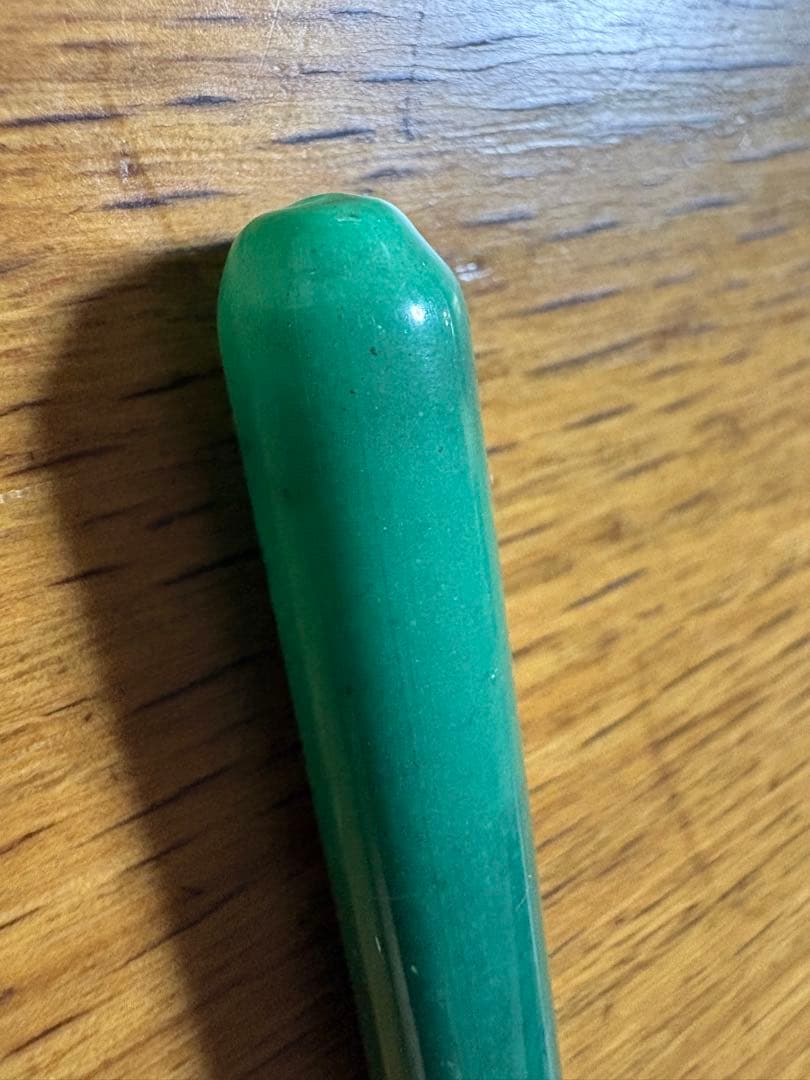 江戸硝子　簪　竹の形　長さ15.5cm 直径7mm 重さ10g