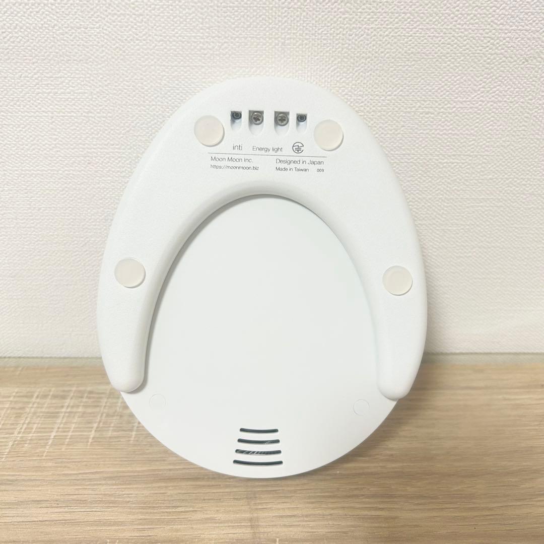 【開封未使用】inti4s 光で起きる目覚まし時計 ホワイト