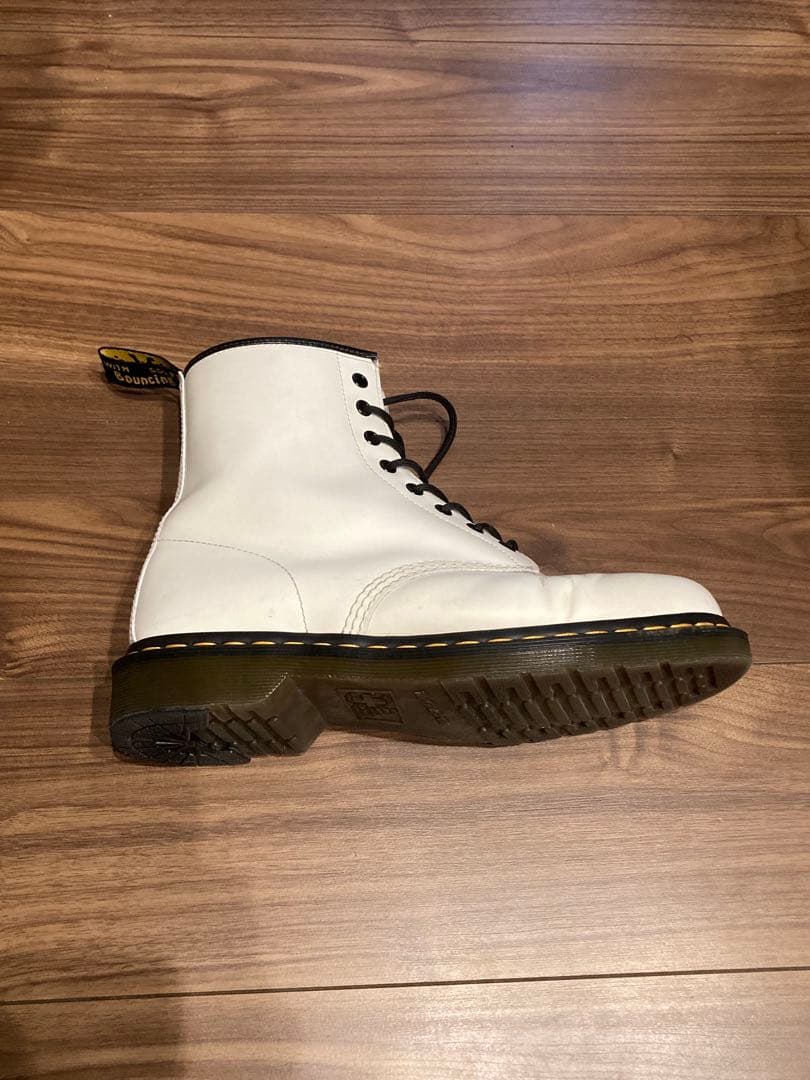 m*o様 ドクターマーチン　1460 UK9 ホワイトレザー レースアップブーツ