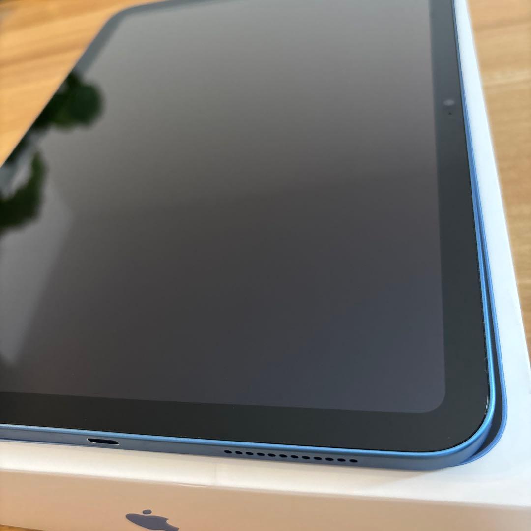 Apple iPad 10 (ブルー, 64GB) 本体