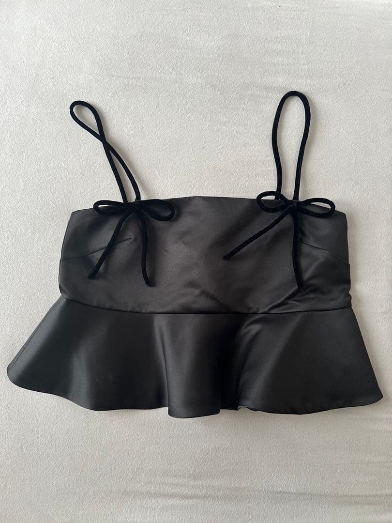 GANNI ダッチェスサテンキャミソール