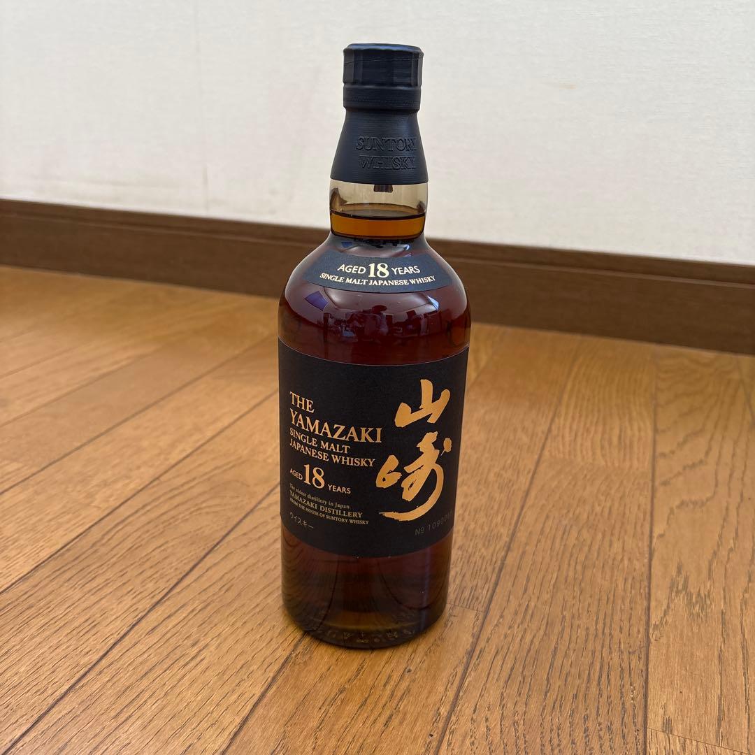 山崎 18年 シングルモルトウイスキー 700ml 新品未開封