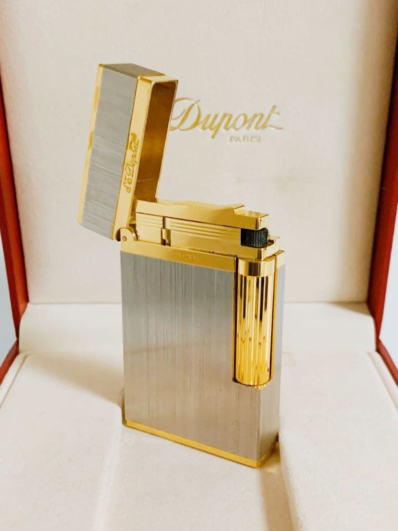 S.T.Dupont デュポン ガスライター ライン2 ヘアライン 16841