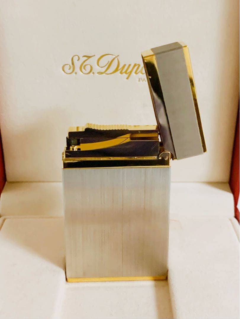 S.T.Dupont デュポン ガスライター ライン2 ヘアライン 16841