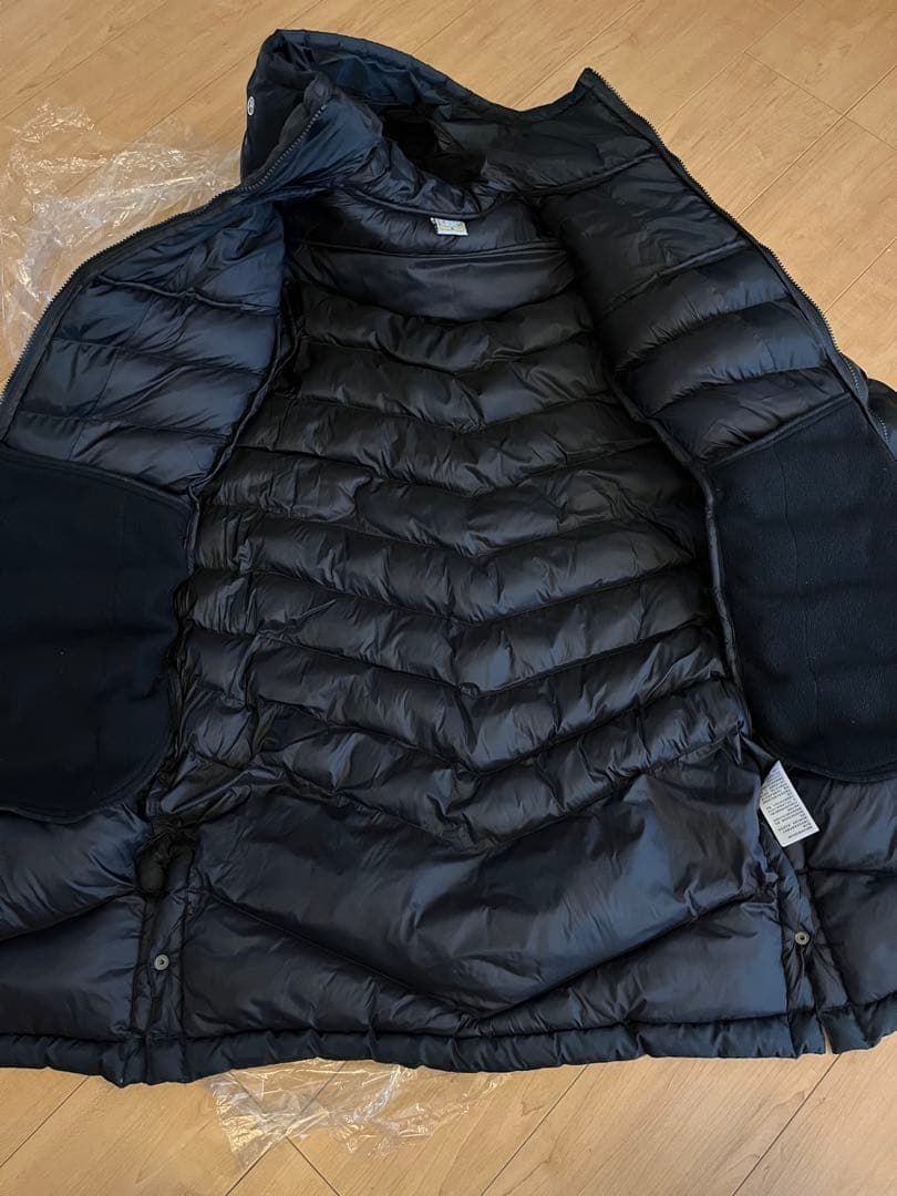 こ*う様 ATHLETA ブラック ダウンコート フード付き