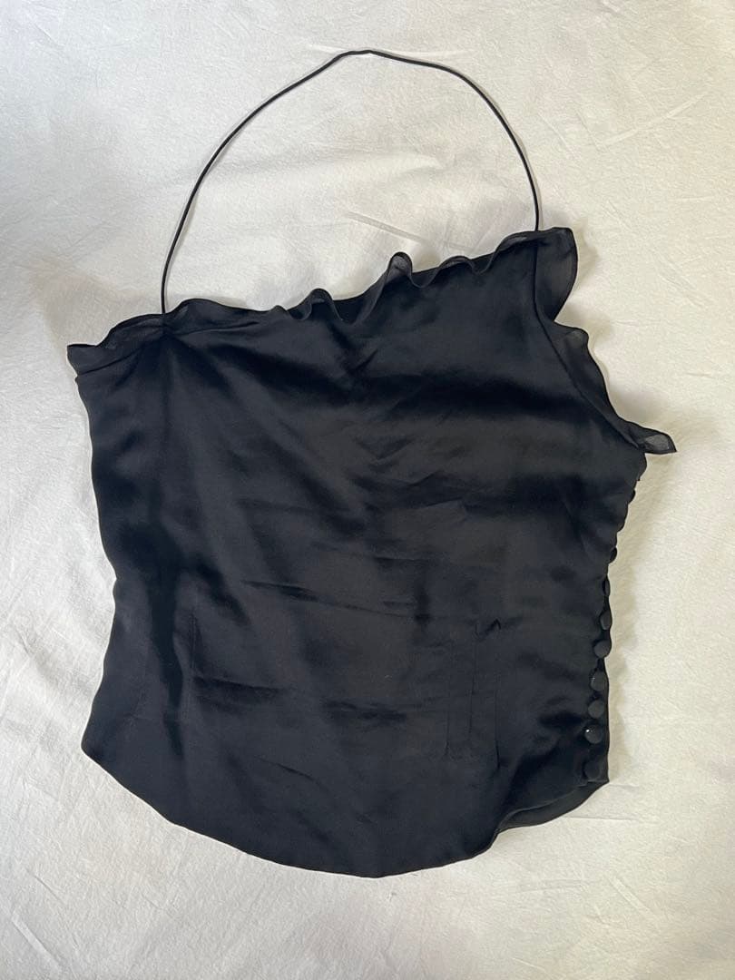 クロエシルクフリルキャミソールchloeバーニーズ