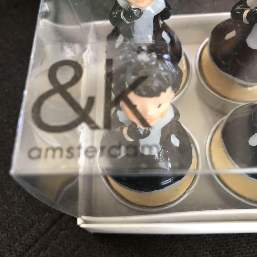 ★ 新品　希少　&K amsterdam可愛いキャンドル　6個セット