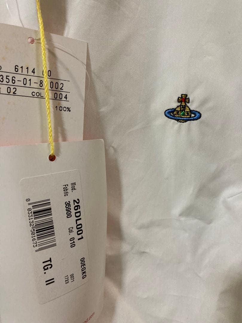 未使用/vivienne westwood 長袖 シャツ ブラウス 白