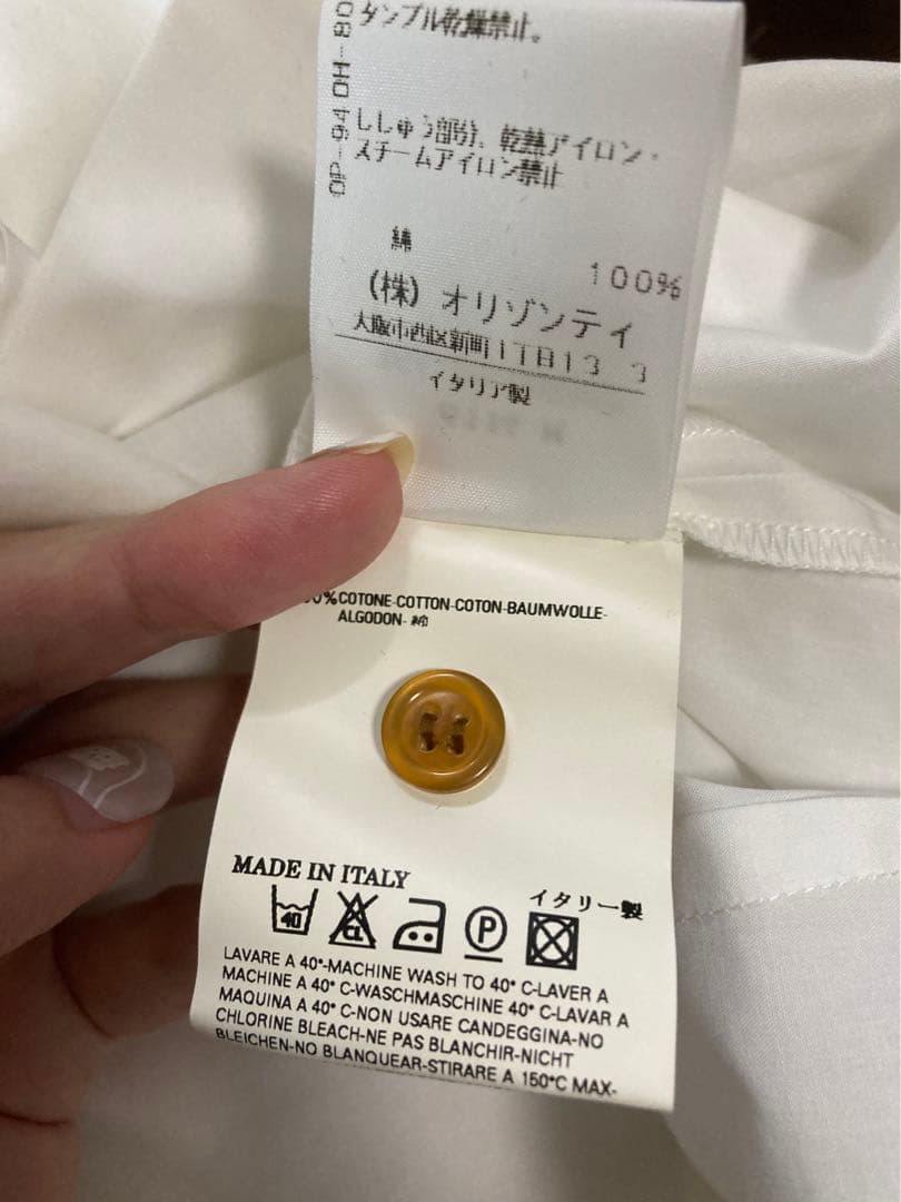 未使用/vivienne westwood 長袖 シャツ ブラウス 白