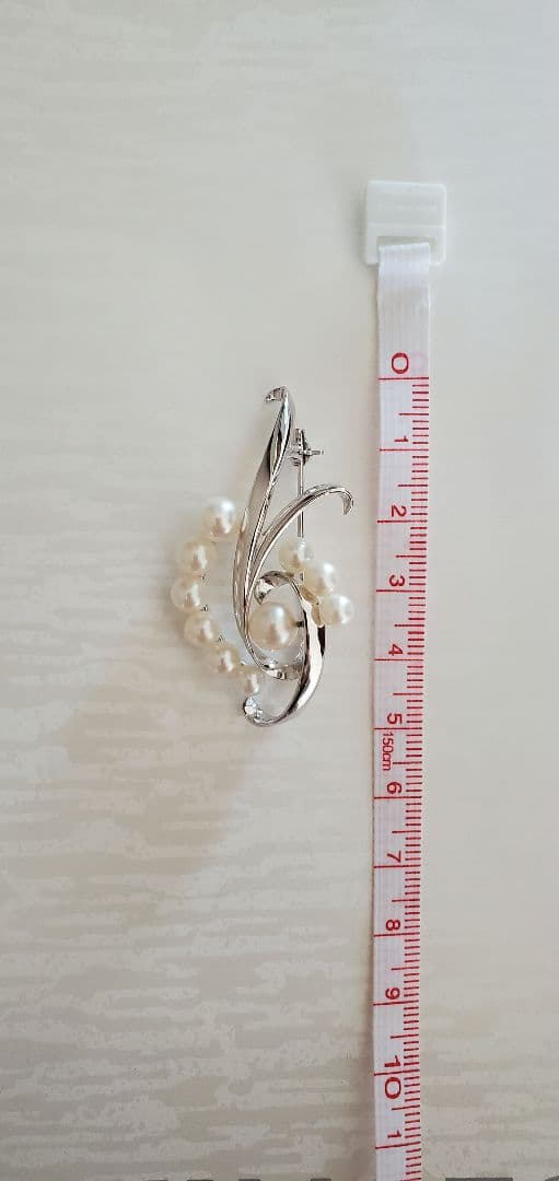 MIKIMOTO ミキモト　真珠　パール　ブローチ 10珠