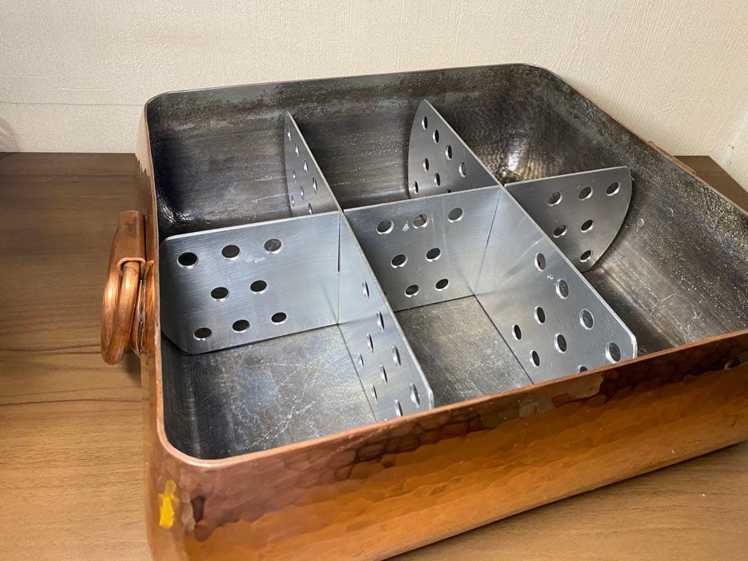 京都有次　特注　特大　純銅おでん鍋　アルミやっとこ鍋