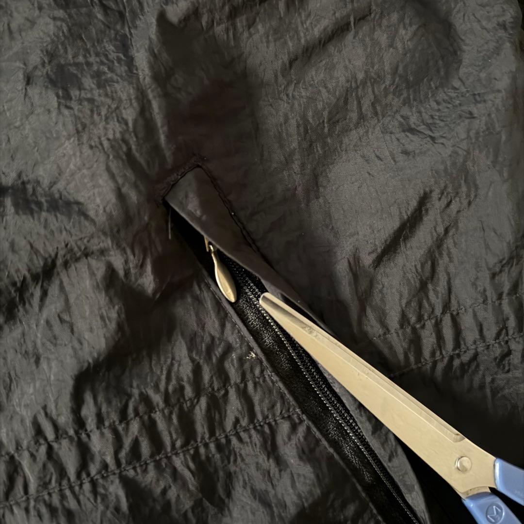 美品アディダス90sナイロンジャケットパフォーマンスロゴ刺繍ドローコード短丈古着