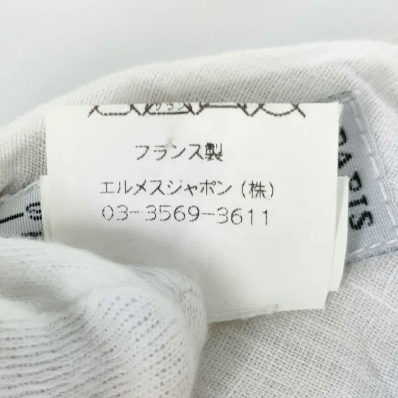 HERMES MOTSCH エルメス 麻100% ハット 59 仏製 1045