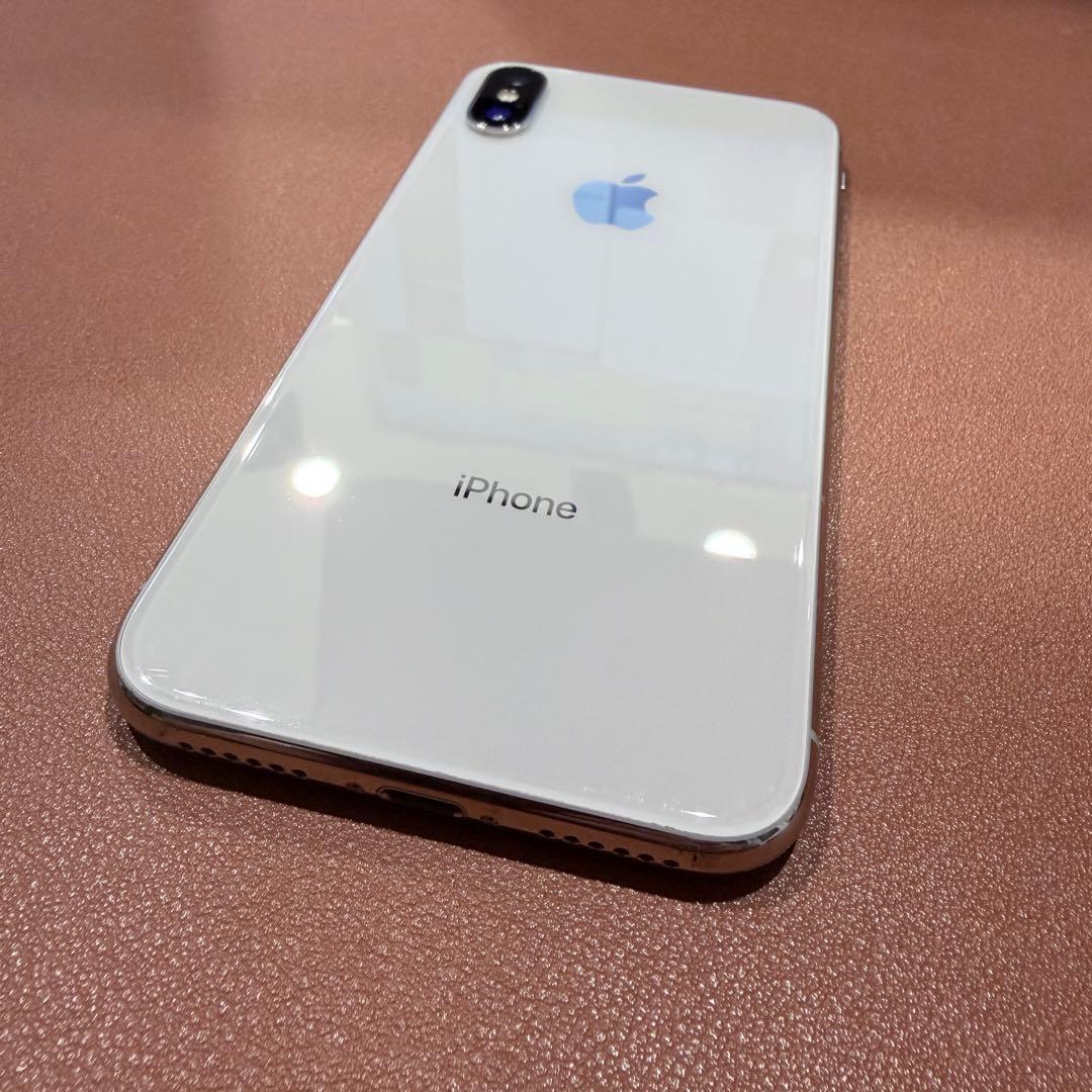 【美品】iPhone X本体 SIMフリー シルバー 64GB