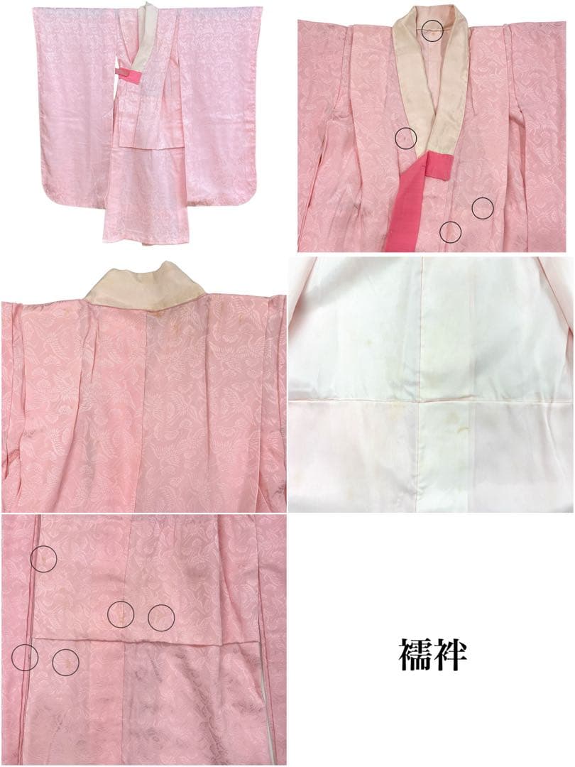 ◎mk-3118　七五三　女の子　着物・襦袢セット　アンティーク　12-10
