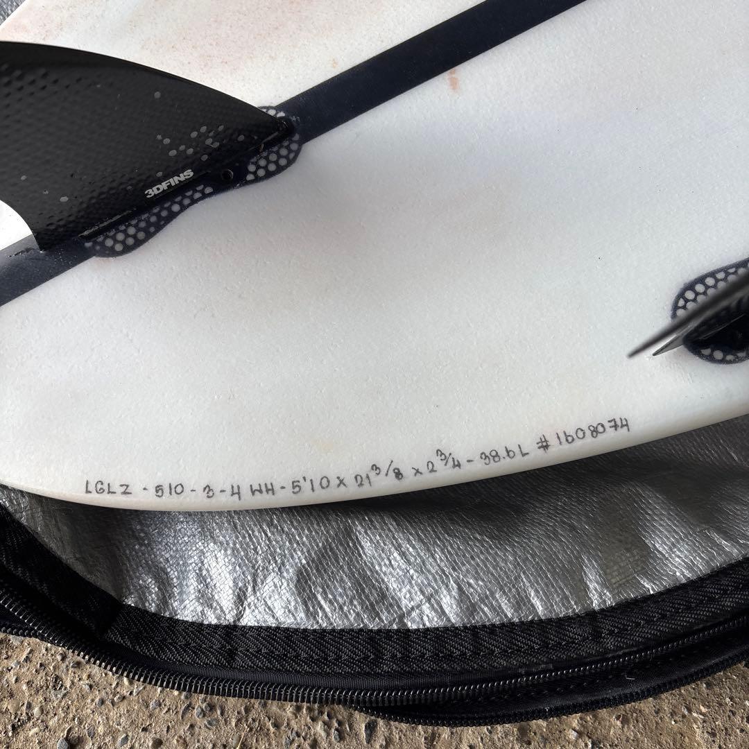 ファイヤーワイヤーGLAZER LFTフィン付き5.10 38Ｌ千葉手渡し限定