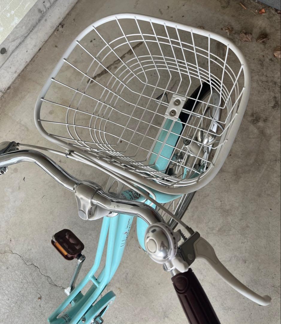 【未使用同等／直接引取】22インチ 子供用自転車 バレンタイン2 ミントブルー