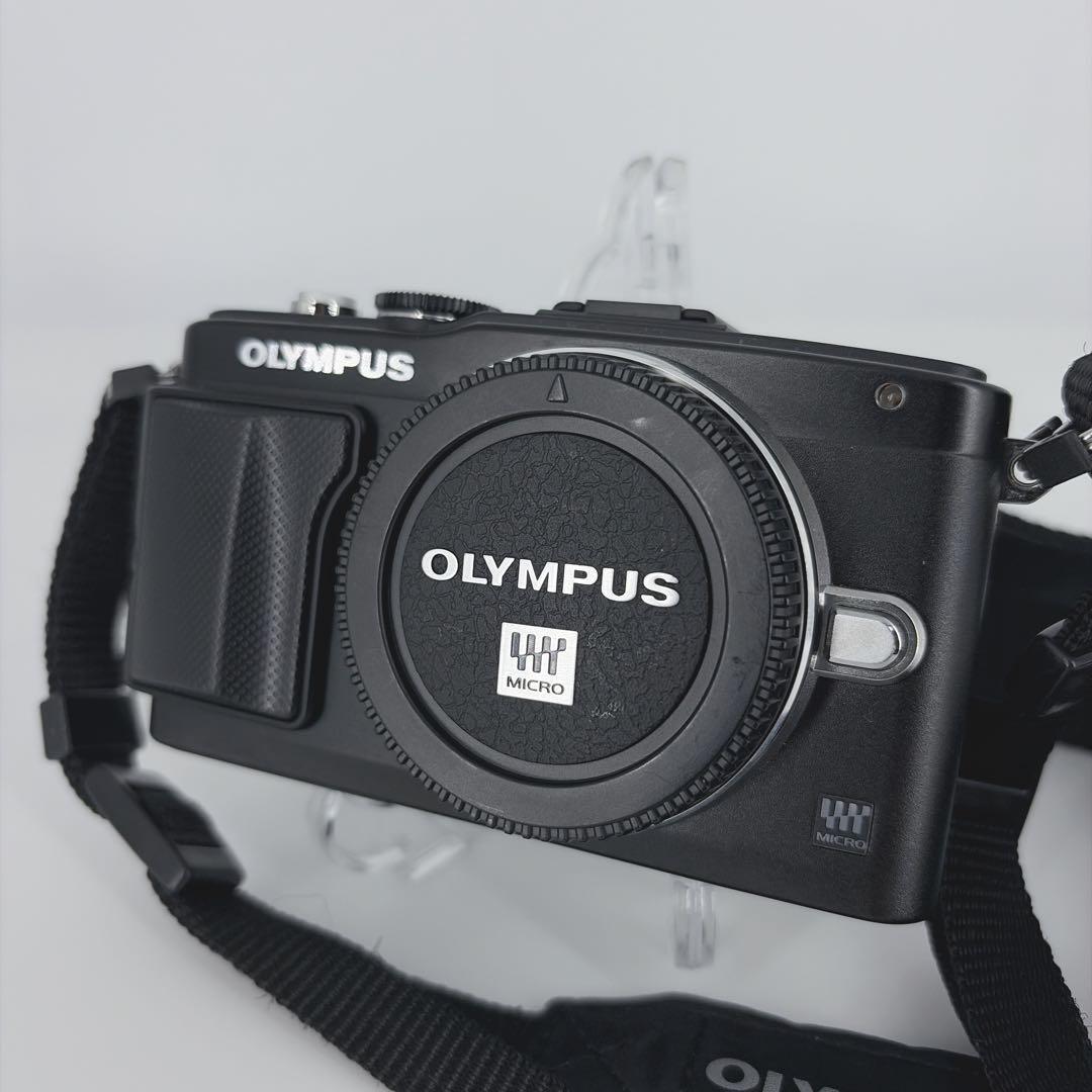 【名機】OLYMPUS PEN Lite E-PL5 黒 ズームレンズ付 854