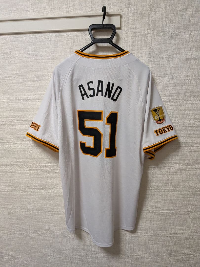 ジャイアンツ　浅野翔吾　ユニフォーム　チャンピオンエンブレム付き　XL　巨人