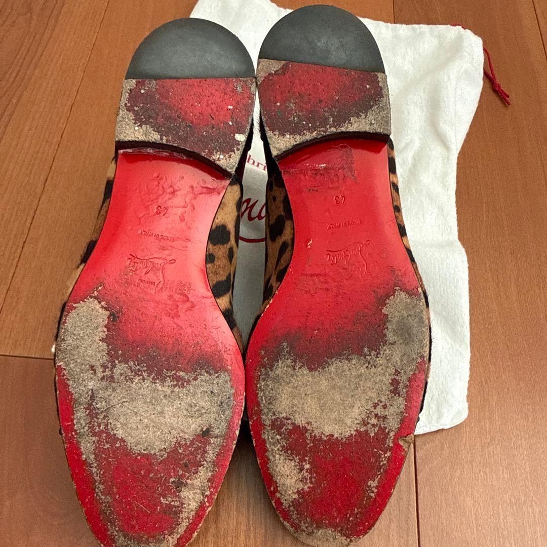 な*ン様 Christian Louboutin ヒョウ柄ドレスシューズ