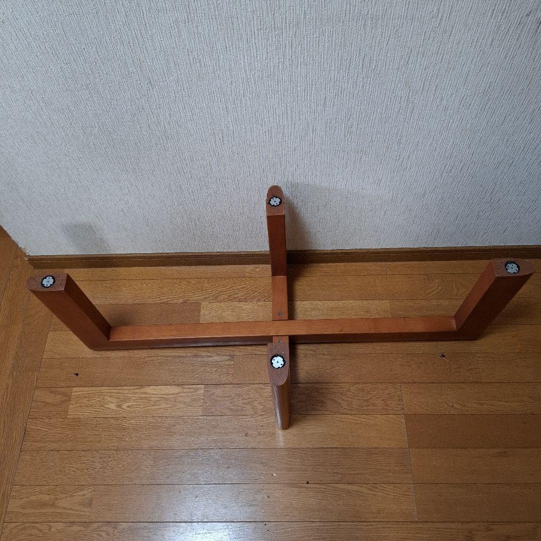 楕円形ガラスセンターテーブル　ガラス部のみ①