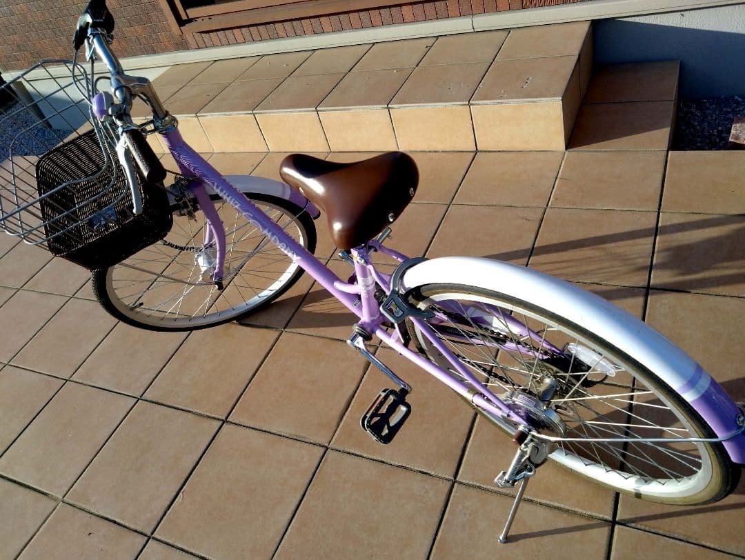 22インチ自転車 女の子 ヘルメット付き 引き取り限定