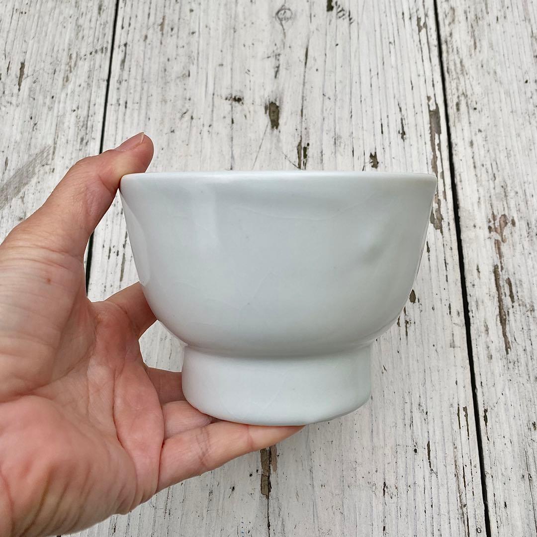 【新品未使用】　亀田大介　白磁高台飯椀　茶碗　小鉢　2個セット　作家もの　李朝