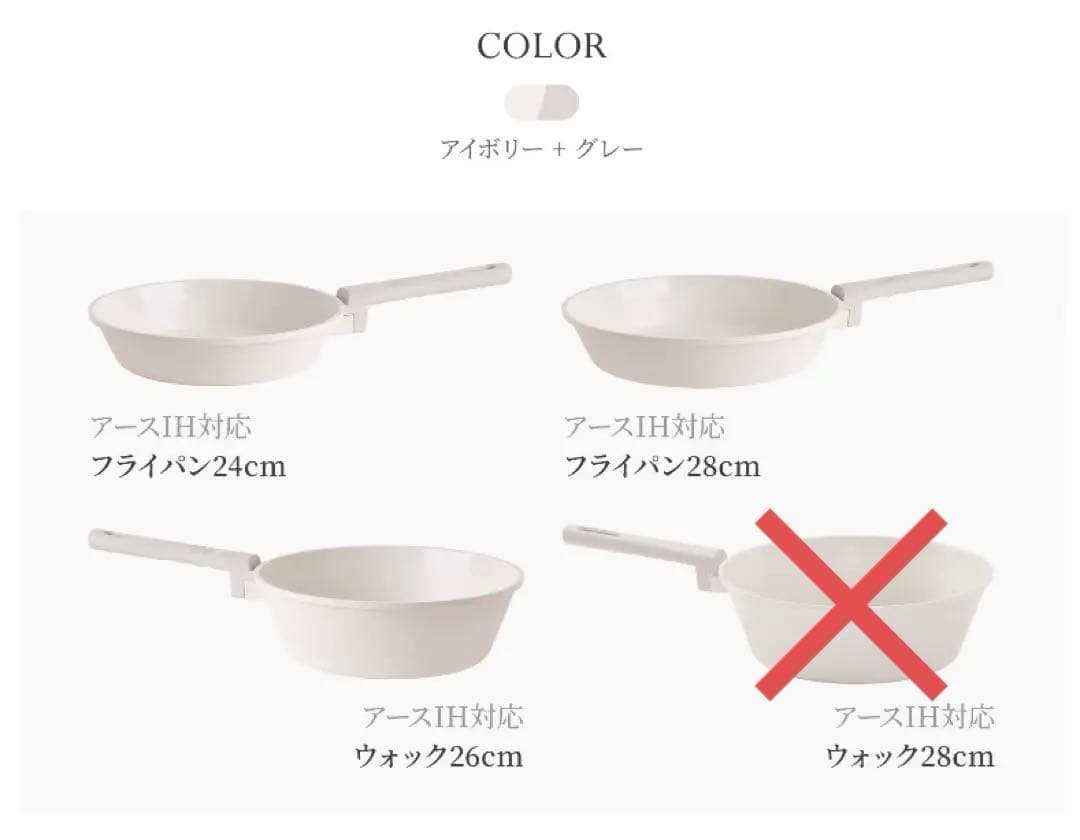 コメントください★【バラ売り可】★roomn★IH対応★鍋＆フライパン