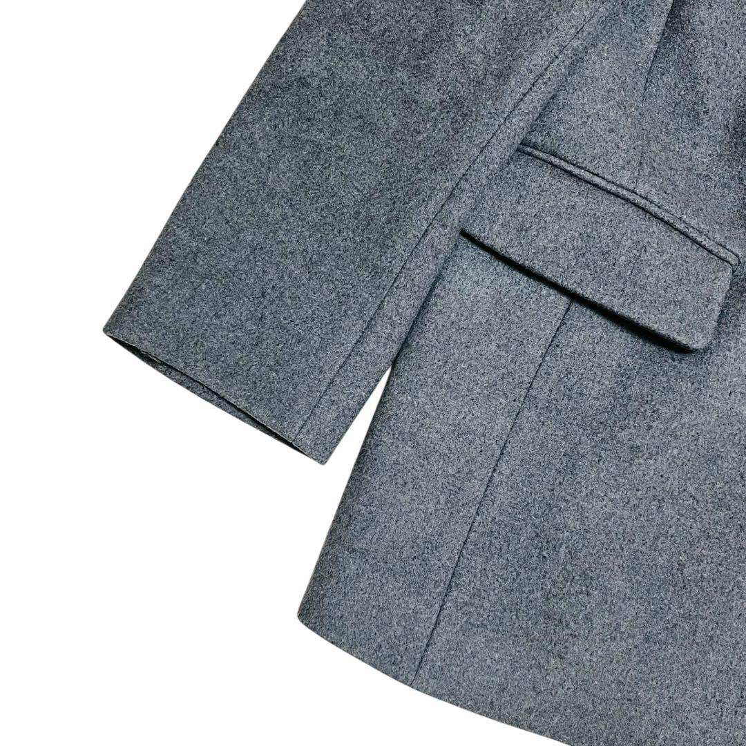 美品✨　6 ROKU ロク　メルトン ジャケット コート グレー