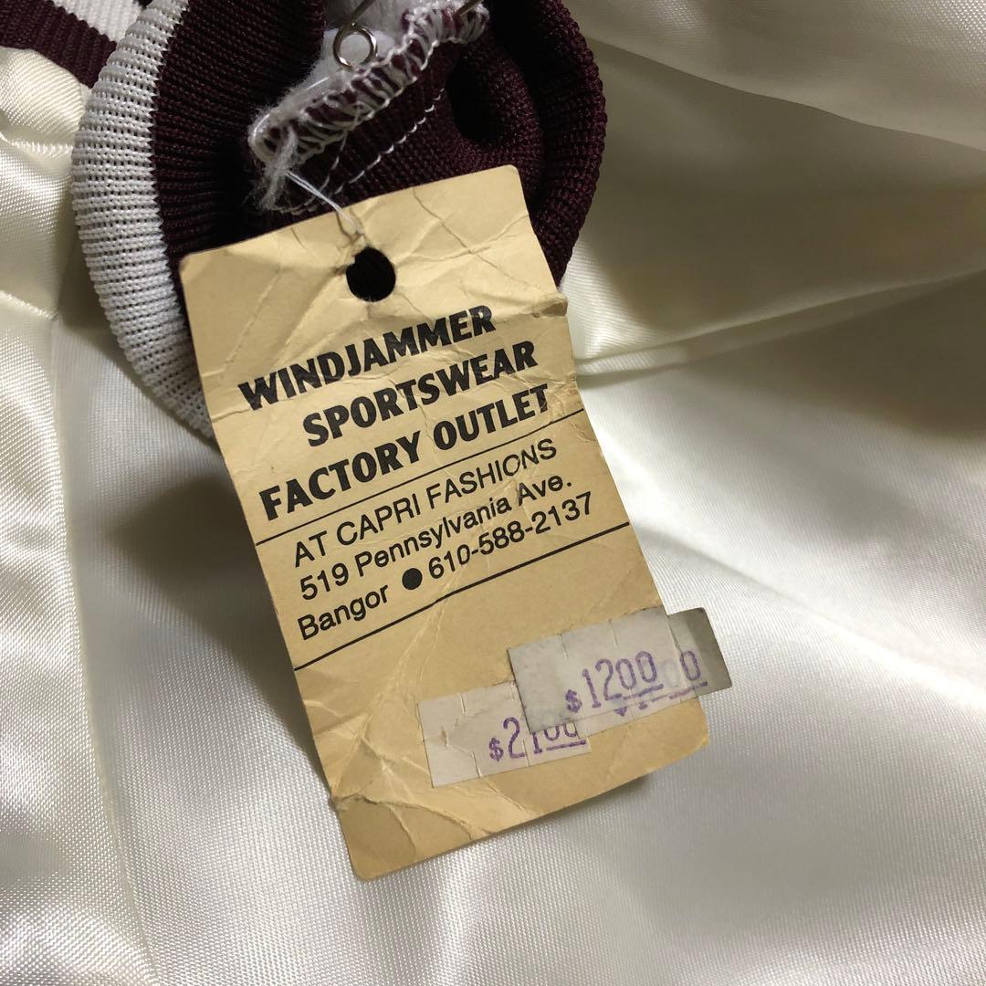 80s Windjammer USA製 Bangor Slaters スタジャン