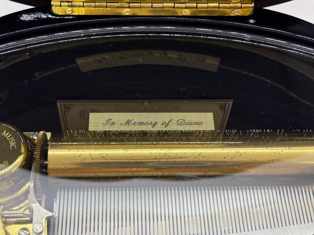 リュージュ　REUGE オルゴール ダイアナ姫 メモリアル