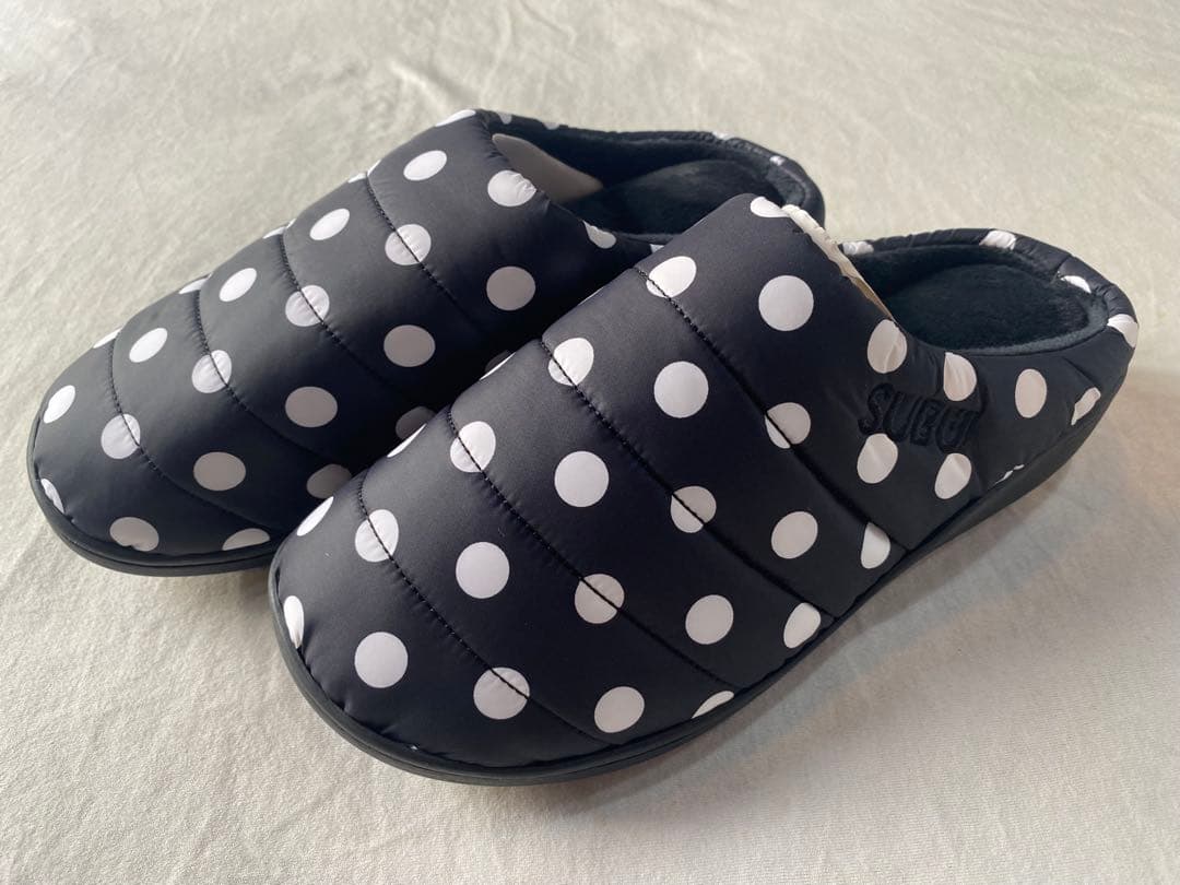 0新品未使用　SUBU OriginalDotsドット　サンダルシューズ　保温